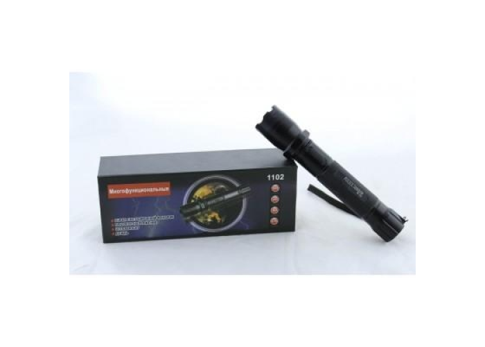 Фонарик ручной Bailong BL-1102, с функцией отпугивателя, аккумуляторный