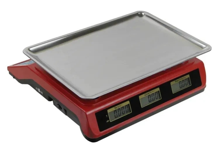 Электронные торговые весы CB-5009, до 50 кг, платформа 24×35 см