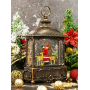 XMAS Новогодний ночник «Винтажный фонарь» WDL-24073A (27 см)