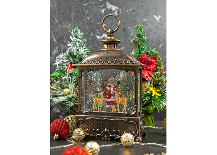 XMAS Новогодний ночник «Винтажный фонарь» WDL-24073A (27 см)