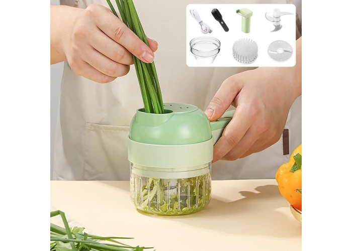 Аккумуляторная овощерезка FOOD CHOPPER Catling 4 в 1