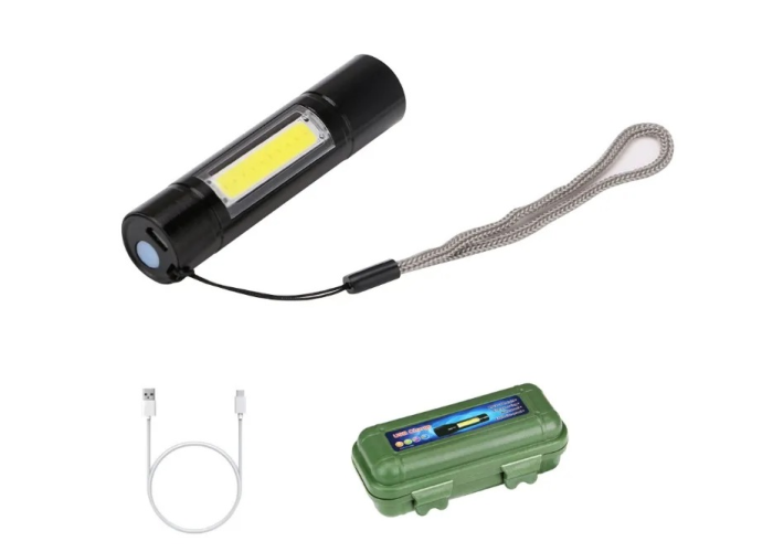Ручной фонарь C805 с боковой LED-панелью