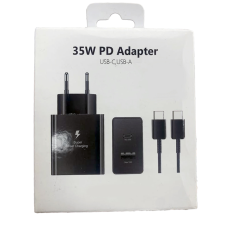 Сетевое зарядное устройство 35W PD Adapter с кабелем USB-А – USB-C