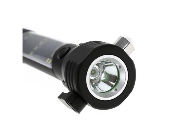 Многофункциональный фонарик T09 (22-37), 450 лм, солнечная зарядка, Power Bank
