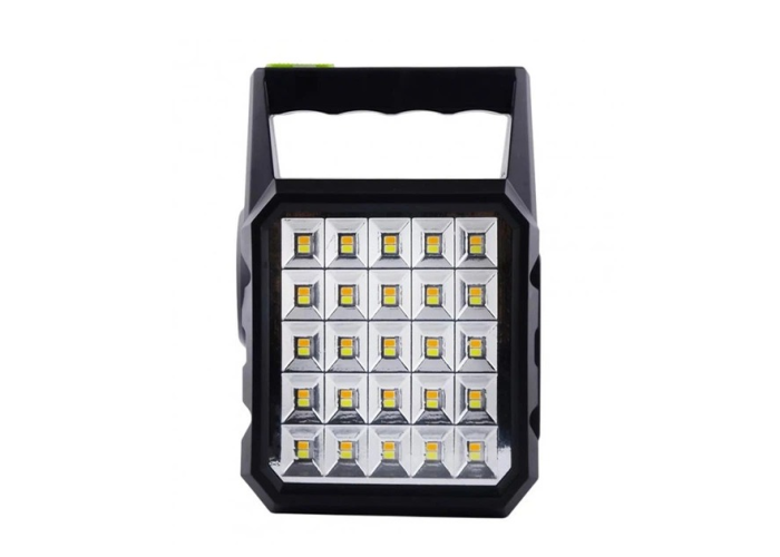 Портативная станция для зарядки GD 105, с солнечной панелью и 3 LED лампами