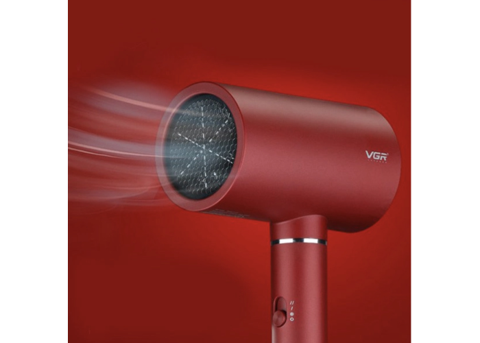 Профессиональный фен для укладки волос VGR-V 431 1800Вт Красный