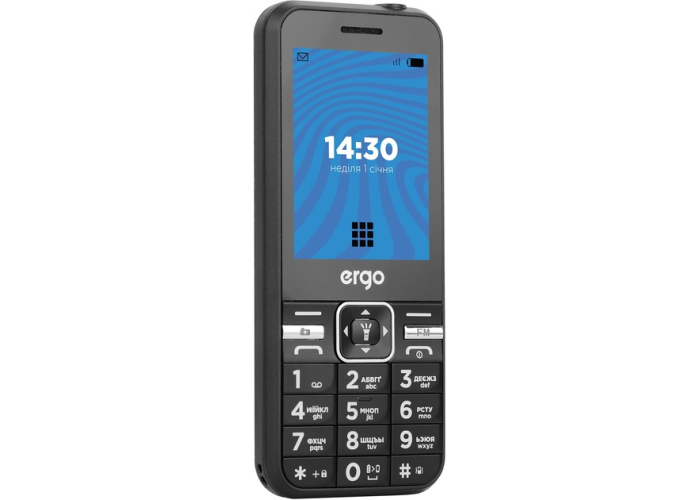 Мобильный телефон ERGO E281 Dual Sim Black