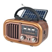 Радиоприёмник GOLON RX-BT618S, Bluetooth, USB, SD, солнечная панель