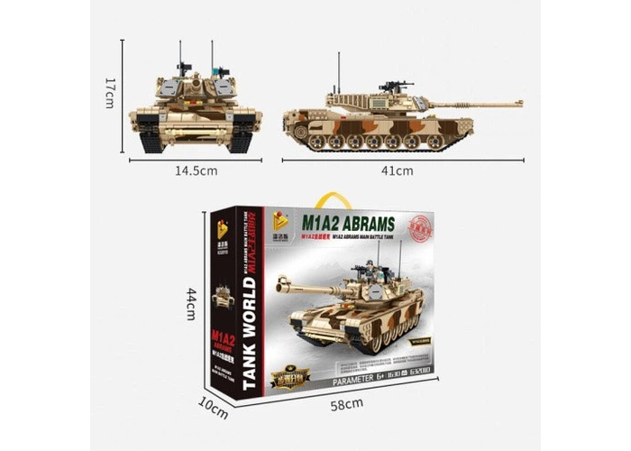Cobi Конструктор Танк M1A2 Абрамс, 632010, 1630 деталей