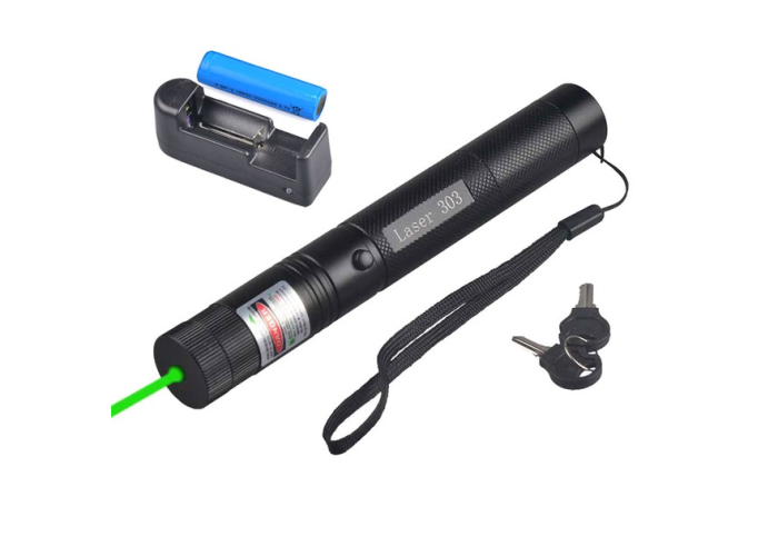 Лазерная указка с аккумулятором и зеленым точечным рисунком Green Laser JD-303