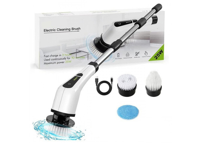 Аккумуляторная щетка для уборки 3в1, Cleaning Brush JY-6010 THL-24-158