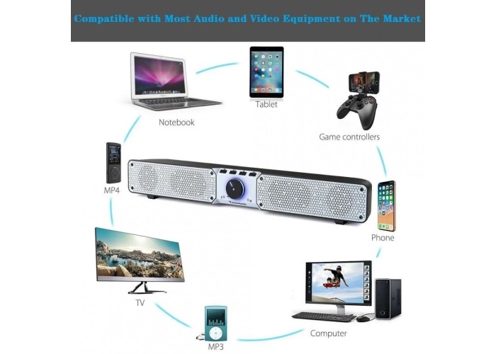 Мини-беспроводная Bluetooth-колонка SOUNDBAR Q10 