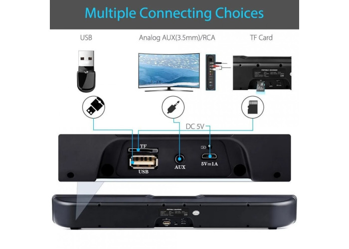 Мини-беспроводная Bluetooth-колонка SOUNDBAR Q10 