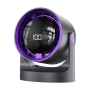 Вентилятор настольный/подвесной Desktop High-Speed Fan BY-001, аккумуляторный, дисплей
