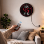 Настенные часы с Bluetooth и пультом управления 2828, LED-дисплей
