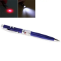 Брелок PEN+LASER ZK‑21L, с фонариком и лазерной указкой