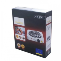 Плита Crownberg CB-3740 1000W однокомфорочная спиральная