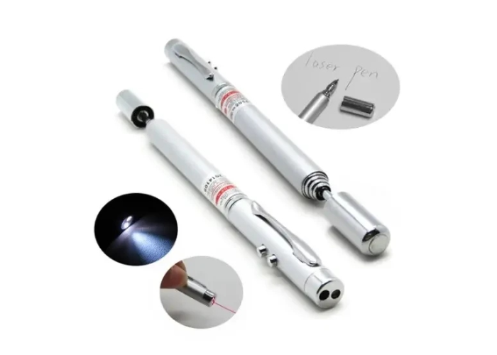 Брелок PEN+LASER ZK‑21L, с фонариком и лазерной указкой