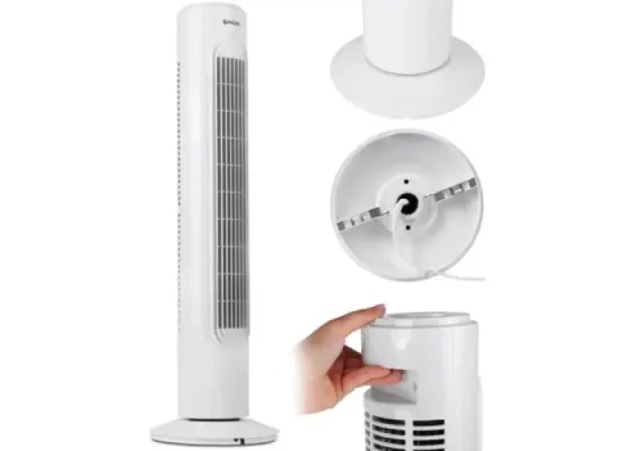 Вентилятор Domotec MS-1627, колонный напольный, 45 Вт