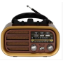 Радиоприёмник GOLON RX-BT638, с аккумулятором, Bluetooth, USB и SD