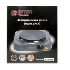 Электроплита 1 диск 1000Вт 150мм BITEK BT-9086A