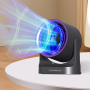 Вентилятор настольный/подвесной Desktop High-Speed Fan BY-001, аккумуляторный, дисплей