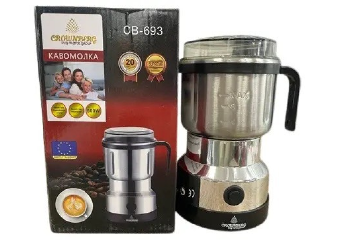 Электрическая кофемолка Crownberg CB-693, 500 Вт