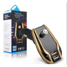 FM модулятор X8 Plus Bluetooth 2 USB AUX трансмиттер
