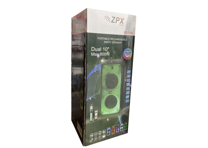 Колонка-чемодан ZPX ZX-7789 (800W) 10"