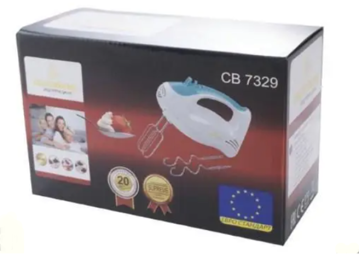 Ручной миксер Crownberg CB-7329 с турборежимом