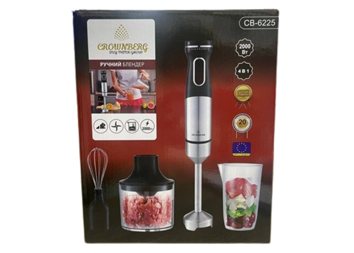 Блендер погружной Crownberg CB-6225 2000вт