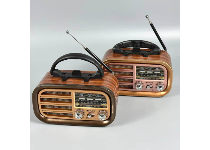 Радиоприёмник GOLON RX-BT638, Bluetooth, USB, SD, съёмный аккумулятор
