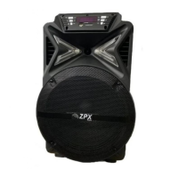 Колонка-чемодан ZX-7781 15" (350W)