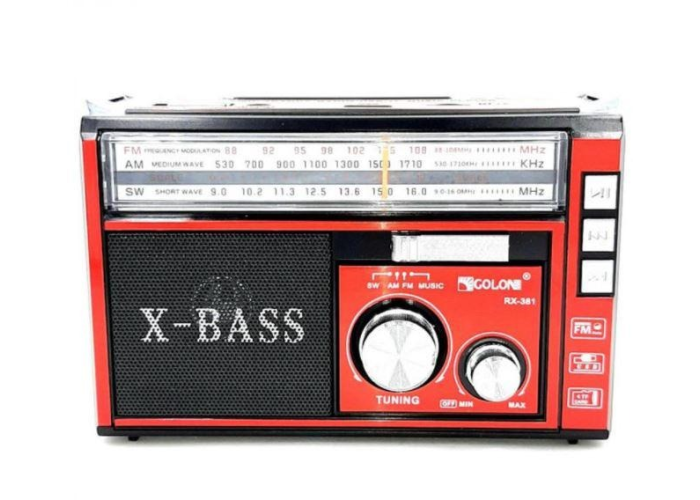 Радиоприемник Golon RX-381BT, , Bluetooth, USB/SD, LED-фонарь