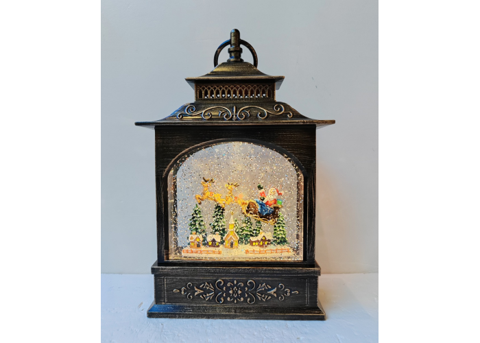 XMAS Новогодний ночник «Винтажный фонарь» WDL-24007A (25,3 см)