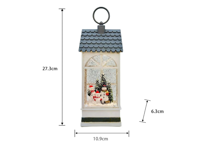 XMAS Новогодний ночник «Фонарь» WDL-24074B (27,3 см)