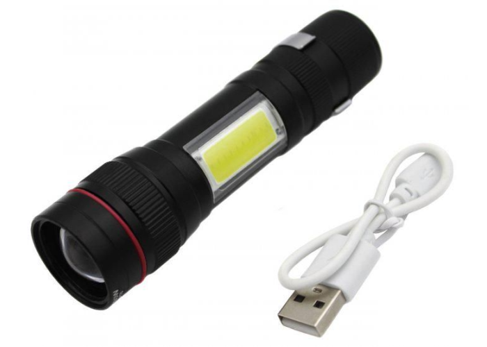 Фонарик ручной BL 520 18650 usb charge 6991