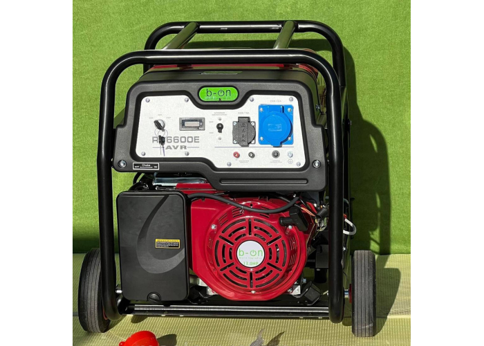 Бензиновый генератор B-ION RD6600E, 6.0 кВт, 27 л, электрозапуск, 13 л.с.