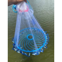 Рыболовная сеть FISH NET 0240, диаметр сети 2,5 м, кольцо 45 см