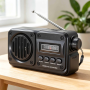 Радиоприёмник GOLON RX-BT499VS с Bluetooth, USB/microSD и солнечной панелью