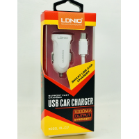 Автомобильное зарядное устройство LDNIO DL-C17 (1A / 1 USB порт + кабель MicroUSB)