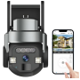 Камера WIFI, Full HD 5mp с двумя экранами Q 812 9162