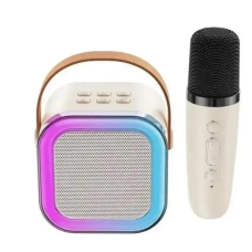 Портативная колонка караоке K52‑1, Bluetooth/SD/FM/AUX, микрофон, подсветка