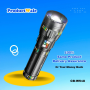 Фонарик ручной Bailong BL CB W518, аккумуляторный, LED