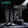 Набор VGR V-640 S4, машинка, триммер, шейвер и фен, 4 в 1