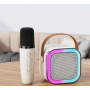 Портативная колонка караоке K52‑1, Bluetooth/SD/FM/AUX, микрофон, подсветка