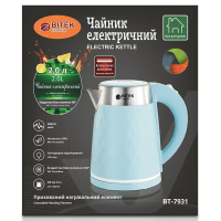 Электрический чайник BITEK BT-7931, 2,0 л, 2000 Вт