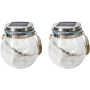 Садовый солнечный светильник Garden Light Jar, стеклянный LED шар, 20 светодиодов, IP65