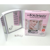 Настольное зеркало с подсветкой Led Mirror my fold away