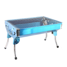 Переносной мангал с решеткой для шашлыка и гриля GP-4274 48*33*29cm